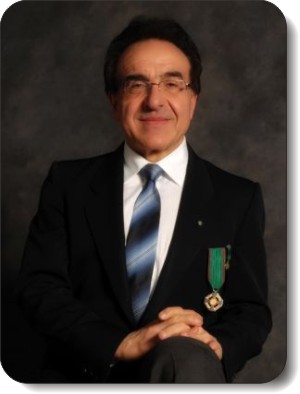 Dr. Fallone awarded the title of Knight, Order of Merit of the
Italian Republic